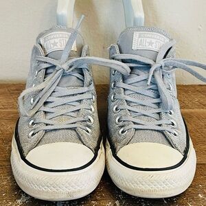 Converse Light Gray Low Top Sneakers